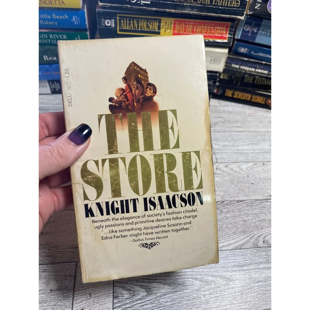 The Store by‎ Knight Isaacson 1975 Vintage Dell Paperback Fashion Drama Novel